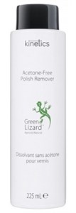 Жидкость для снятия лака Kinetics Nail Polish Remover Green Lizard Apricot scent 225мл. без ацетона, с ароматом абрикоса