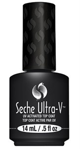 Seche Ultra V Topcoat, 14 мл. - Верхнее покрытие для лака,полимеризуется в UV/LED аппарате