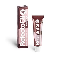 RefectoCil Eyelash &amp; Eyebrow Color 4.0 chestnut, 15 мл. - каштановая краска для бровей и ресниц