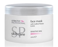 Strictly Facial Mask Sensitive Skin, 450 мл. - нежная успокаивающая маска для чувствительной кожи лица с экстрактом алоэ