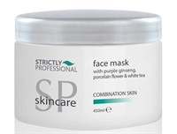 Strictly Facial Mask Combination Skin, 450 мл. - глубоко очищающая маска для комбинированной кожи лица с каолином и женьшенем