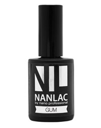 NP NANLAC Gum Base Coat, 15 мл. - каучуковая база для гель-лака Nano Professional