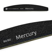 Nano Professional Mercury File 80/80 - чёрная пилка для искусственных ногтей