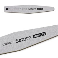 Nano Professional Saturn Long Life File 100/180 - серая пилка для искусственных и натуральных ногтей