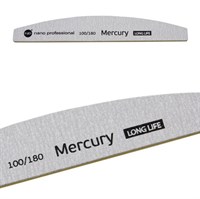 Nano Professional Mercury Long Life File 100/180 - серая пилка для искусственных и натуральных ногтей