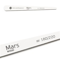 Nano Professional Mars Wood File 180/220 - тонкая пилка для натуральных ногтей