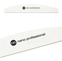 Nano Professional Econom File 100/180 - белая пилка для искусственных и натуральных ногтей