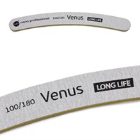 Nano Professional Venus Long Life File 100/180 - серая пилка для искусственных и натуральных ногтей