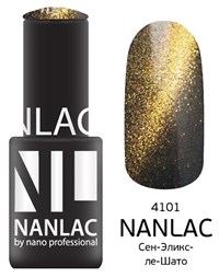 NANLAC NL 4101 Сен-Эликс-ле-Шато, 6 мл. - гель-лак &quot;Кошачий глаз&quot; Nano Professional