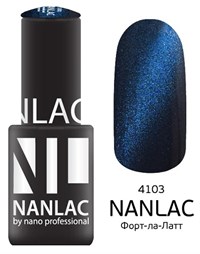 NANLAC NL 4103 Форт-ла-Латт, 6 мл. - гель-лак &quot;Кошачий глаз&quot; Nano Professional