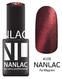 NANLAC NL 4105 Ла Мадлен, 6 мл. - гель-лак &quot;Кошачий глаз&quot; Nano Professional