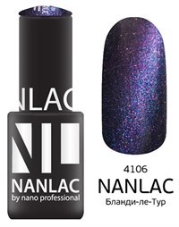 NANLAC NL 4106 Бланди-ле-Тур, 6 мл. - гель-лак &quot;Кошачий глаз&quot; Nano Professional
