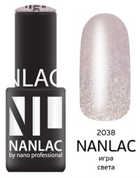 NANLAC NL 2038 Игра света, 6 мл. - гель-лак &quot;Металлик&quot; Nano Professional