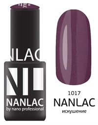 NANLAC NL 1017 Искушение, 6 мл. - гель-лак &quot;Мерцающая эмаль&quot; Nano Professional