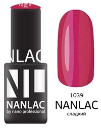 NANLAC NL 1039 Сладкий, 6 мл. - гель-лак &quot;Мерцающая эмаль&quot; Nano Professional