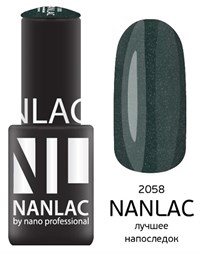 NANLAC NL 2058 Лучшее напоследок, 6 мл. - гель-лак &quot;Мерцающая эмаль&quot; Nano Professional