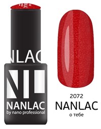 NANLAC NL 2072 О тебе, 6 мл. - гель-лак &quot;Мерцающая эмаль&quot; Nano Professional