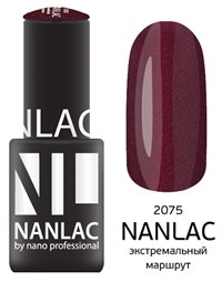 NANLAC NL 2075 Экстремальный маршрут, 6 мл. - гель-лак &quot;Мерцающая эмаль&quot; Nano Professional