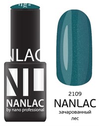 NANLAC NL 2109 Зачарованный лес, 6 мл. - гель-лак &quot;Мерцающая эмаль&quot; Nano Professional