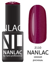 NANLAC NL 2110 Земная роскошь, 6 мл. - гель-лак &quot;Мерцающая эмаль&quot; Nano Professional