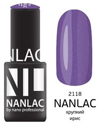 NANLAC NL 2118 Хрупкий ирис, 6 мл. - гель-лак &quot;Мерцающая эмаль&quot; Nano Professional