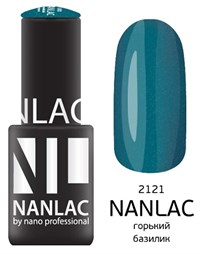 NANLAC NL 2121 Горький базилик, 6 мл. - гель-лак &quot;Мерцающая эмаль&quot; Nano Professional