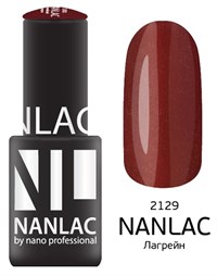 NANLAC NL 2129 Лагрейн, 6 мл. - гель-лак &quot;Мерцающая эмаль&quot; Nano Professional