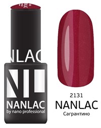 NANLAC NL 2131 Сагрантино, 6 мл. - гель-лак &quot;Мерцающая эмаль&quot; Nano Professional