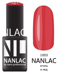 NANLAC NL 1003 Огонь и лёд, 6 мл. - гель-лак &quot;Эмаль&quot; Nano Professional