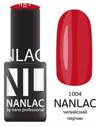 NANLAC NL 1004 Чилийский перчик, 6 мл. - гель-лак &quot;Эмаль&quot; Nano Professional