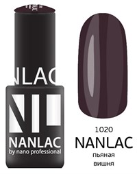 NANLAC NL 1020 Пьяная вишня, 6 мл. - гель-лак &quot;Эмаль&quot; Nano Professional