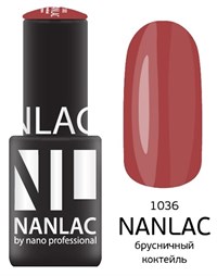 NANLAC NL 1036 Брусничный коктейль, 6 мл. - гель-лак &quot;Эмаль&quot; Nano Professional