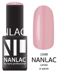NANLAC NL 1048 Сатин и шелк, 6 мл. - гель-лак &quot;Эмаль&quot; Nano Professional