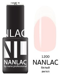 NANLAC NL 1200 Белый ангел, 6 мл. - гель-лак &quot;Эмаль&quot; Nano Professional