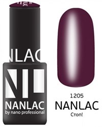 NANLAC NL 1205 Стоп!, 6 мл. - гель-лак &quot;Эмаль&quot; Nano Professional