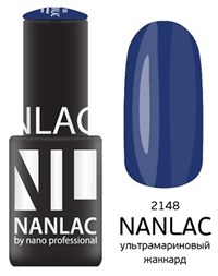NANLAC NL 2148 Ультрамариновый жаккард, 6 мл. - гель-лак &quot;Эмаль&quot; Nano Professional