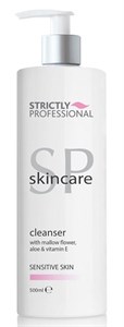 Strictly Cleanser for Sensitive Skin, 500 мл. - очищающее молочко для чувствительной кожи лица с экстрактом алоэ