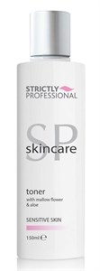 Strictly Toner for Sensitive Skin, 150 мл. - успокаивающий тоник для чувствительной кожи лица с экстрактом алоэ