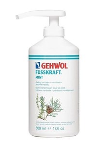 Gehwol Fusskraft Mint, 500 мл. - освежающий, охлаждающий бальзам с мятой и эфирными маслами