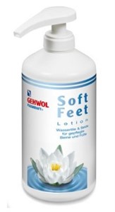 Gehwol Fusskraft Soft Feet Lotion Water lily & Silk, 500 мл. - увлажняющий лосьон для ног "Водная Лилия и Шелк"