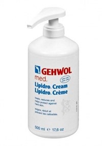 Крем Гидро-баланс Gehwol Med Lipidro Cream, 500 мл. для сухой и твердой кожи ног