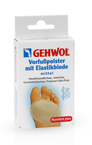 Gehwol Vorfußpolster mit Elastikbinde - Защитная подушка под плюсну из гель-полимера и эластичной ткани