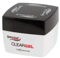 SuperNail Clear Gel, 14 г. - прозрачный укрепляющий гель для ногтей