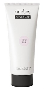 Kinetics Acrylic Gel Clear Pink PolyGel, 30 мл. - прозрачно-розовый полигель для наращивания ногтей Кинетикс