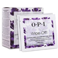 OPI Wipe-Off! Acetone-Free Lacquer Remover Wipes, 10 шт. - салфетки для снятия лака, без ацетона