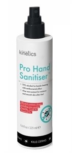 Kinetics Pro Hand Sanitizer Spray, 225 мл. - антибактериальный спрей для кожи рук Кинетикс