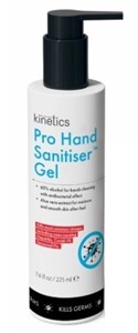 Kinetics Pro Hand Sanitizer Gel, 225 мл. - гель антибактериальный для кожи рук Кинетикс