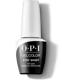 OPI GelColor Stay Shiny Top Coat , 15 мл. - топ для гель лака классический