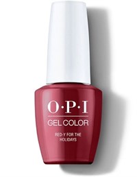 OPI GelColor ProHealth Red-y For The Holidays, 15 мл. - гель лак OPI "Готов к праздникам"