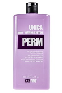KAYPRO Unica Waving System Perm, 500 мл. - состав для химической завивки волос с кератином и аргановым маслом